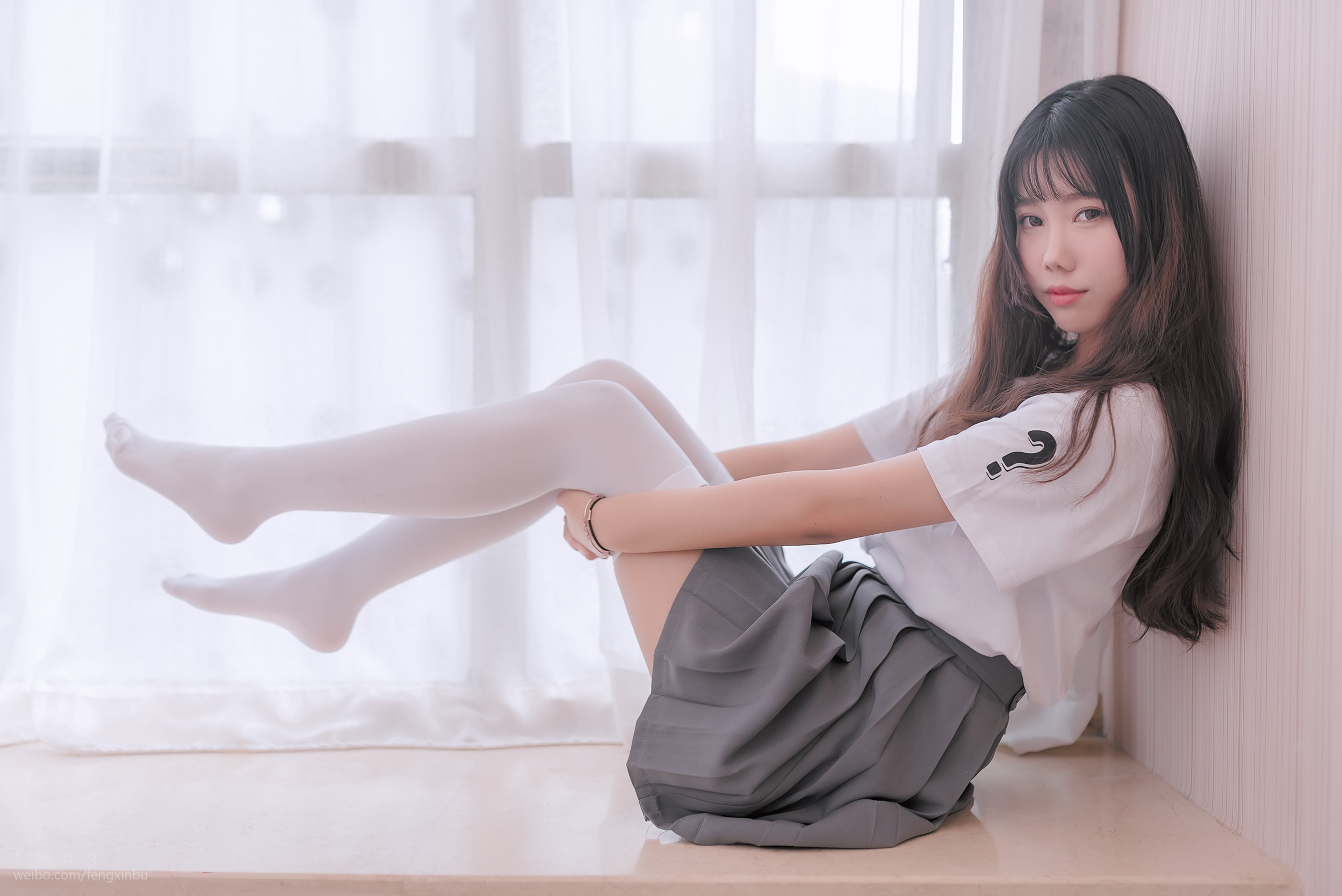 图片[1]-风之领域 – NO.040 纯纯女孩性感白丝 [46P]-XikXak